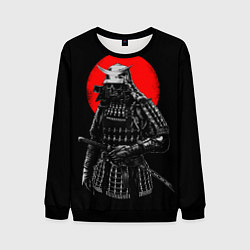 Свитшот мужской Самурай, цвет: 3D-черный