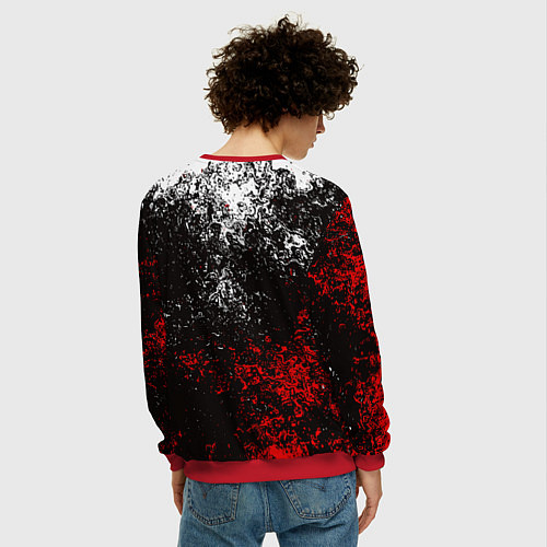 Мужской свитшот АРИЯ / 3D-Красный – фото 4