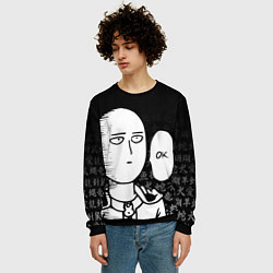 Свитшот мужской ONE-PUNCH MAN, цвет: 3D-черный — фото 2