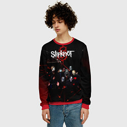 Свитшот мужской Slipknot, цвет: 3D-красный — фото 2
