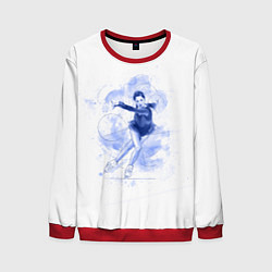 Свитшот мужской Фигурное катание, цвет: 3D-красный