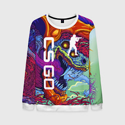 Свитшот мужской CS GO HYPERBEAST, цвет: 3D-белый