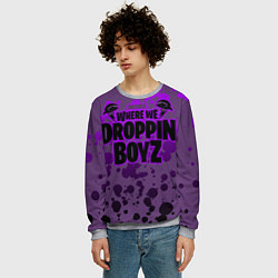 Свитшот мужской Droppin Boys, цвет: 3D-меланж — фото 2