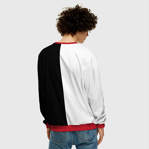 Мужской свитшот Monokuma / 3D-Красный – фото 4