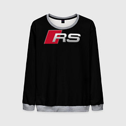 Свитшот мужской AUDI RS, цвет: 3D-меланж
