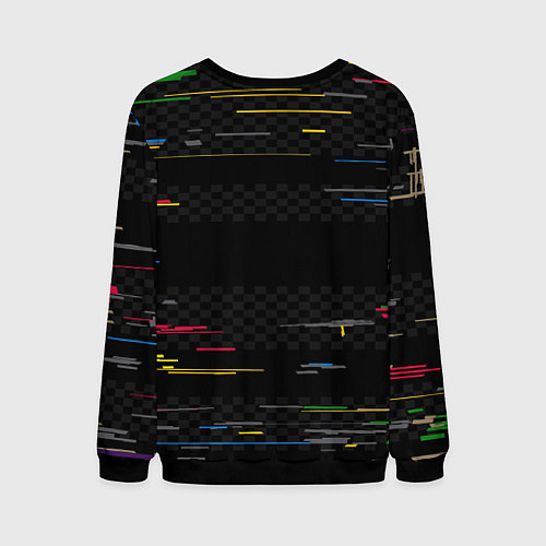 Мужской свитшот Танчики dendy 23 февраля / 3D-Черный – фото 2