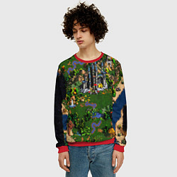 Свитшот мужской Heroes of Might and Magic, цвет: 3D-красный — фото 2