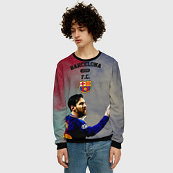 Свитшот мужской Messi, цвет: 3D-черный — фото 2