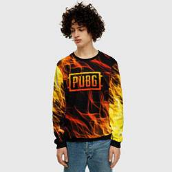 Свитшот мужской PUBG, цвет: 3D-черный — фото 2