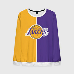 Свитшот мужской LA LAKERS, цвет: 3D-белый