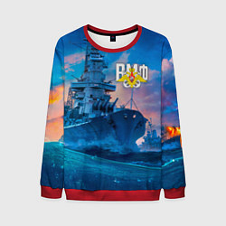 Свитшот мужской ВМФ, цвет: 3D-красный