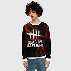 Свитшот мужской Dead by Daylight, цвет: 3D-белый — фото 2