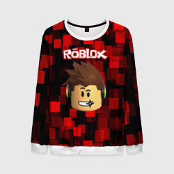 Свитшот мужской ROBLOX, цвет: 3D-белый