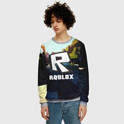 Свитшот мужской ROBLOX, цвет: 3D-меланж — фото 2
