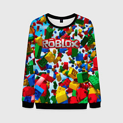 Свитшот мужской Roblox Cubes, цвет: 3D-черный
