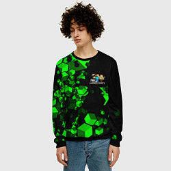 Свитшот мужской MINECRAFT, цвет: 3D-черный — фото 2