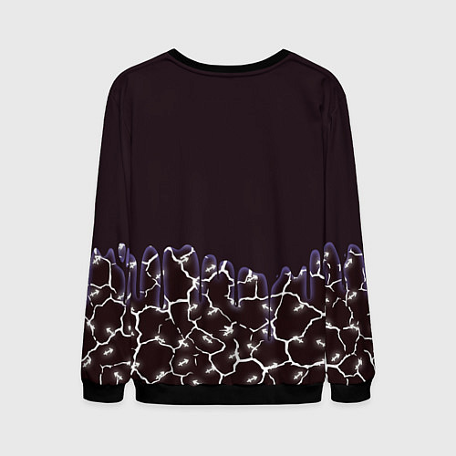 Мужской свитшот Pyrokinesis / 3D-Черный – фото 2