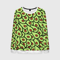 Свитшот мужской АВОКАДО, цвет: 3D-белый
