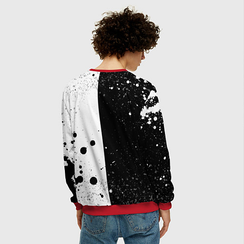 Мужской свитшот LINKIN PARK / 3D-Красный – фото 4