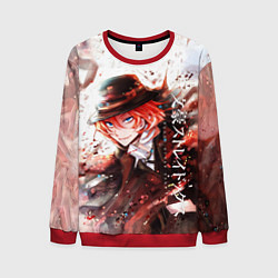 Свитшот мужской Bungou Stray Dogs, цвет: 3D-красный