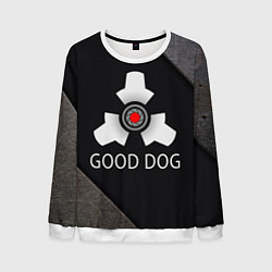 Свитшот мужской HL good dog, цвет: 3D-белый