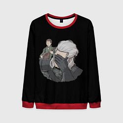 Свитшот мужской The Witcher Facepalm, цвет: 3D-красный
