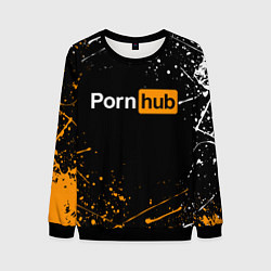 Свитшот мужской PORNHUB, цвет: 3D-черный