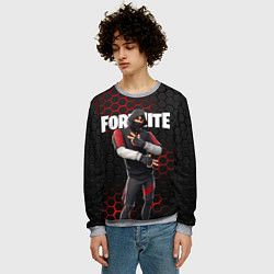 Свитшот мужской FORTNITE IKONIK, цвет: 3D-меланж — фото 2
