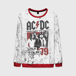 Свитшот мужской ACDC, цвет: 3D-красный
