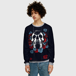 Свитшот мужской Deftones Rose, цвет: 3D-меланж — фото 2