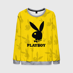 Свитшот мужской PLAYBOY, цвет: 3D-меланж