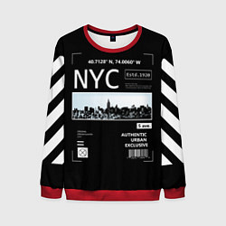 Свитшот мужской Off-White: NYC, цвет: 3D-красный