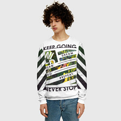 Свитшот мужской Off-White: Keep Going, цвет: 3D-белый — фото 2