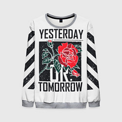 Свитшот мужской Off-White: Yesterday, цвет: 3D-меланж