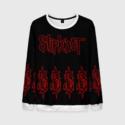 Свитшот мужской Slipknot 5, цвет: 3D-белый