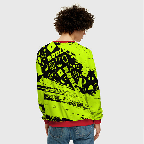 Мужской свитшот Roblox / 3D-Красный – фото 4