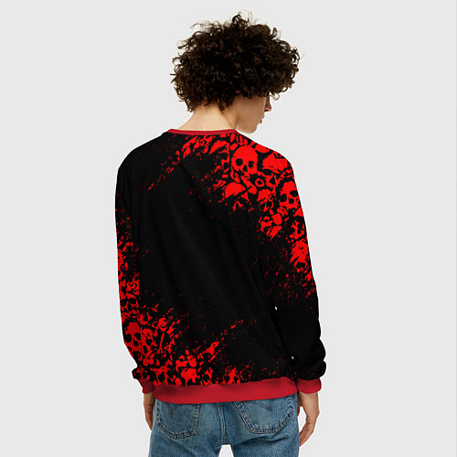 Мужской свитшот UMBRELLA CORP / 3D-Красный – фото 4