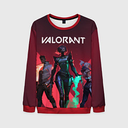 Свитшот мужской Valorant, цвет: 3D-красный
