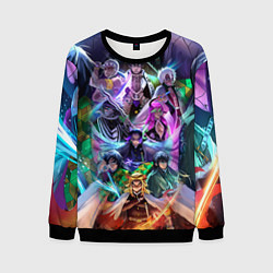 Свитшот мужской KIMETSU NO YAIBA, цвет: 3D-черный