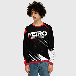 Свитшот мужской METRO EXODUS, цвет: 3D-красный — фото 2