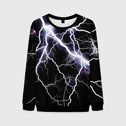 Свитшот мужской Молния, цвет: 3D-черный