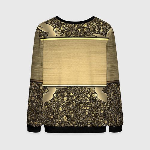 Мужской свитшот MERCEDES GOLD / 3D-Черный – фото 2