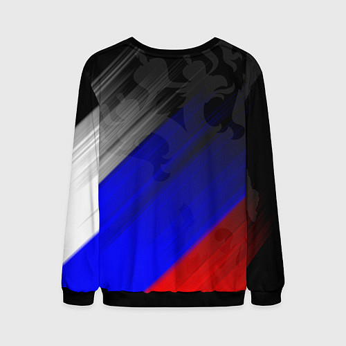 Мужской свитшот РОССИЯ / 3D-Черный – фото 2