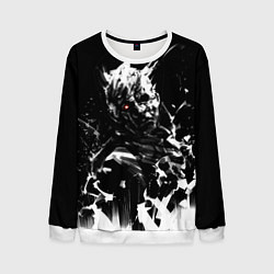 Свитшот мужской Dead by Daylight, цвет: 3D-белый