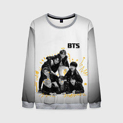 Свитшот мужской BTS, цвет: 3D-меланж