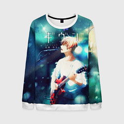 Свитшот мужской Мафую Сато, цвет: 3D-белый