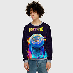 Свитшот мужской Astro Jack Fortnite, цвет: 3D-меланж — фото 2