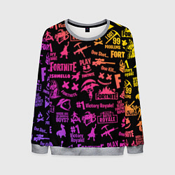 Свитшот мужской FORTNITE PARTY EVENT, цвет: 3D-меланж