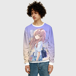 Свитшот мужской Silent Voice, цвет: 3D-белый — фото 2