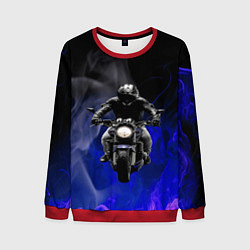 Свитшот мужской МОТОЦИКЛЫ, цвет: 3D-красный